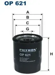 Promocja Filtron OP 629 FILTR OLEJU