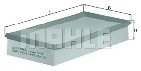 Niska cena Knecht filtr powietrza LX514 - Volvo S40/V40 96-> Mitsubishi Carisma Space Star