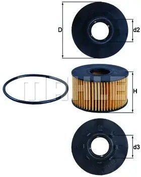 Mahle FILTR OLEJU KNECHT OX 191 D ECO FORD MONDEO OX 191D Rabat