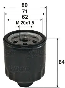 Niska cena VALEO Filtr oleju 586009