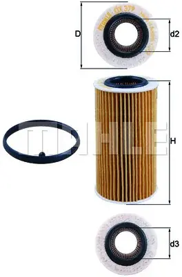 Mahle FILTR OLEJU KNECHT OX 379 D ECO AUDI A3,A4,A6 2.0FSI TFSI 03 OX 379D Kup teraz