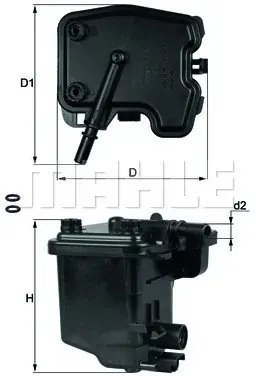 Oferta limitowana Mahle FILTR PALIWA KNECHT KL 431D CITROEN/FIAT/FORD/MAZDA/PEUGEOT KL 431D