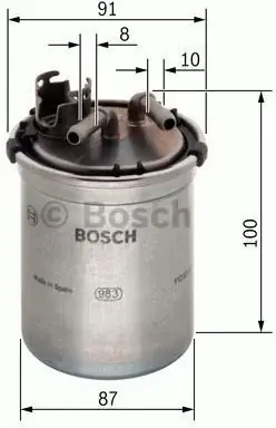 Premium Bosch Filtr paliwa F 026 402 056