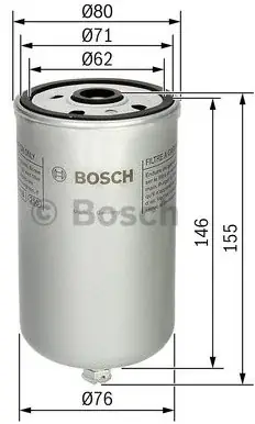 Bosch Wymienna kaseta filtru paliwa, 1 457 434 440 1457434440 Ostatnia szansa