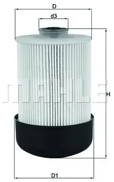 Szybka dostawa Mahle FILTR PALIWA KNECHT KX 338/22D RENAULT MASTER 2,3DCI 13 KX 338/22D
