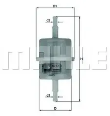 KNECHT Filtr paliwa KL 63 OF Darmowa dostawa