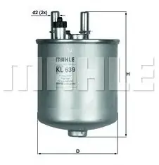KNECHT Filtr paliwa KL 639D Zamów teraz
