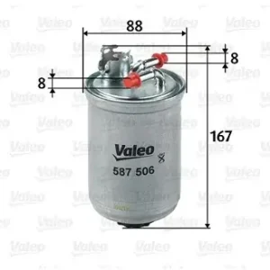 Szybka dostawa VALEO Filtr paliwa 587500