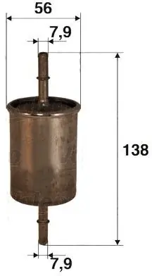 Kup teraz VALEO filtr paliwa przeplywowy 587002 587002