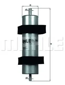 KNECHT Filtr paliwa KL 598 Wysoka jakość