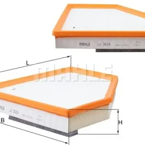 Premium Filtr powietrza Mahle LX 3424