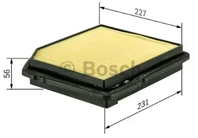 Ekspresowa dostawa Bosch Filtr powietrza F 026 400 456