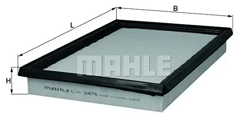 Popularny Mahle knecht LX 3475 filtr powietrza LX 3475