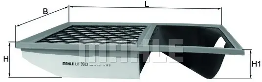 Wyprzedaż Mahle FILTR POWIETRZA KNECHT LX 3583 IVECO DAILY 11 LX 3583