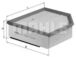 Knecht Filtr powietrza LX 1289/1 LX 1289/1 Darmowa dostawa