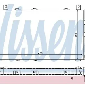 NISSENS Chłodnica wody 64011 Szybka dostawa