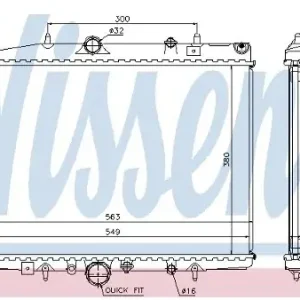 NISSENS Chodnica wody 60784A Nowość