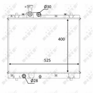 NRF Chłodnica, układ chłodzenia silnika 58397 Ostatnia szansa