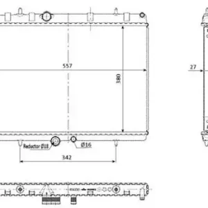 Tani NRF Chłodnica, układ chłodzenia silnika 50438