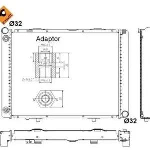 NRF Chłodnica, układ chłodzenia silnika 52023 Tylko dziś