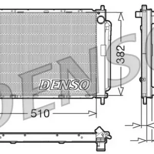 DENSO CHŁODNICA+SKRAPLACZ CLIO III Darmowa dostawa