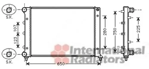 VAN WEZEL 01002078 chłodnica, chłodzenie silnika 36_01002078 Premium