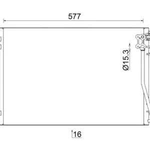 CHŁODNICA KLIMATYZACJI MAHLE AC 954 000S 561820411C VW Darmowa dostawa