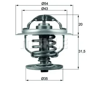 Zamów teraz Termostat, płyn chłodzący Mahle TX 109 87D