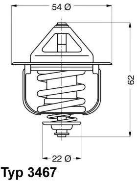 Wahler Termostat ukadu chodzenia 3467.85D Popularny