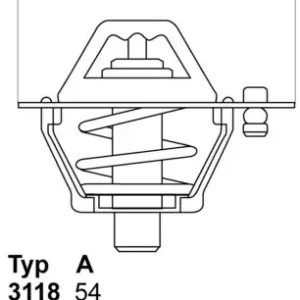 Wahler Termostat, środek chłodzący 3119.82D5 Darmowa dostawa