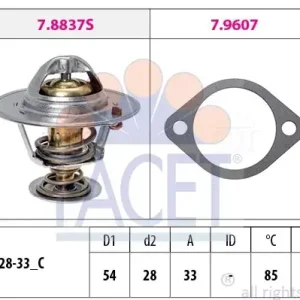 Termostat, płyn chłodzący Facet 7.8838 Popularny