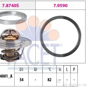 Oferta limitowana FACET Termostat, środek chłodzący 7.8740 7.8740