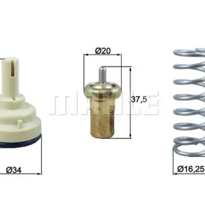 Termostat, płyn chłodzący Mahle TX 181 105D Niska cena