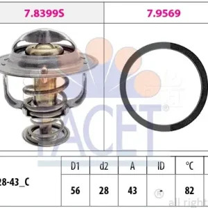 FACET Termostat, środek chłodzący 7.8444 7.8444 Promocja