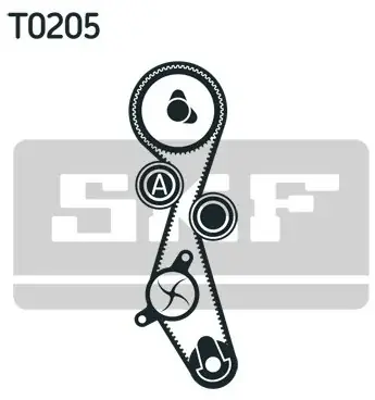 Bezpieczna płatność SKF Pompa wodna + zestaw paska rozrządu VKMC 03257