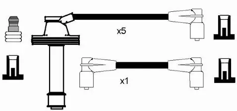 NGK Zestaw przewodów zapłonowych 8468 Niska cena