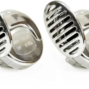 AMiO 01715 Klakson Chrom 12V 2 sztuki CHR-01 AMI-01715 Nowość