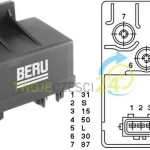 Szybka dostawa BERU Sterownik, czas żarzenia GR034