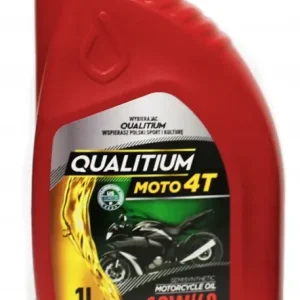 Olej Motocyklowy 4T 10W40 Qualitium 1L JASO MA2 - Skuter Motocykl Quad ATV Oryginalny