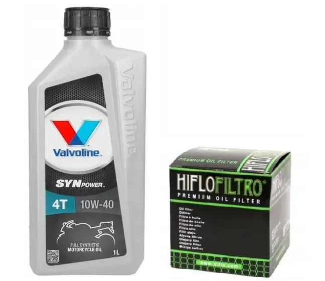 Olej Valvoline Synpower 10w40 1L + HF141 Yzf Wrf 250 450 Atv 4t Bezpieczna płatność