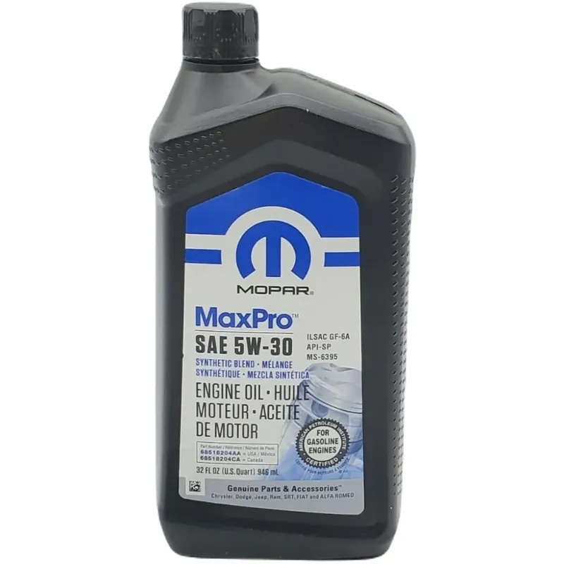 Olej silnikowy 68518204AA OE CHRYSLER Popularny