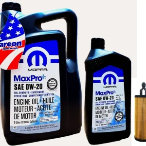 Wyprzedaż MOPAR 0W20 6L + FILTR OLEJU DO CHRYSLER PACIFICA 2017+