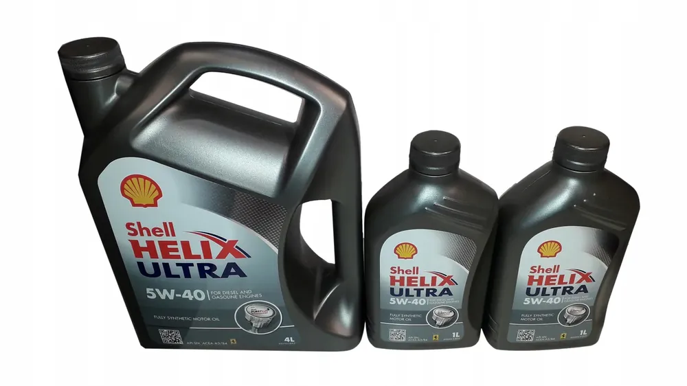 Wysoka jakość OLEJ SHELL HELIX ULTRA 5W40 6L FILTRY 4L + 2X 1L