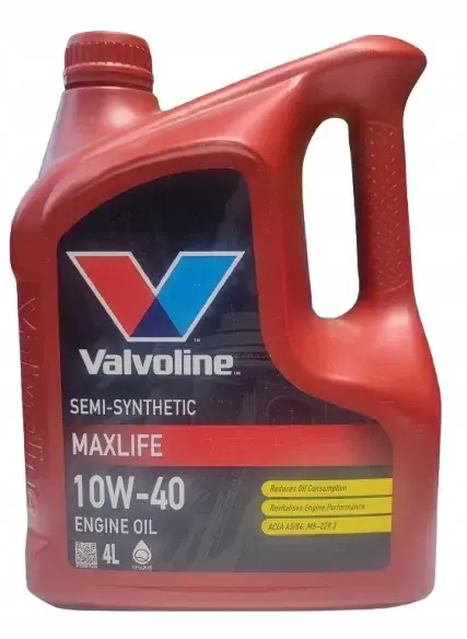 OLEJ SILNIKOWY VALVOLINE MaxLife 10 W 40 4L Rabat