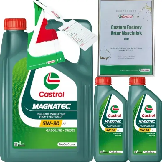 CASTROL MAGNATEC 5W30 A5 6L FORD WSS-M2C913-C WSS-M2C913-D + ZAWIESZKA Rabat