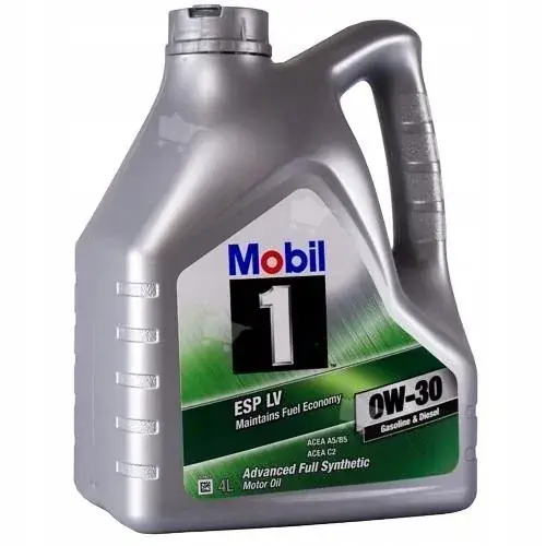 MOBIL 1 ESP LV 0W30 4L 0W-30 A5/B5 C2 olej silnikowy Zwrot pieniędzy