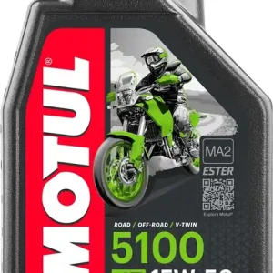 OLEJ SILNIKOWY MOTUL 5100 ESTER 4T 15W50 1L Popularny