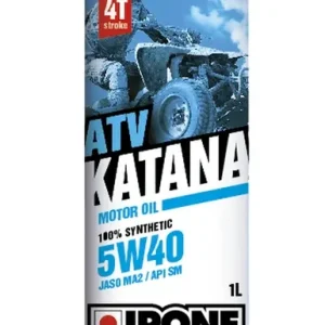 Wyprzedaż Ipone Katana ATV 5W40 Olej Silnikowy Syntetyczny Ester MA2 1L