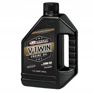 Autentyczny MAXIMA RACING OILS OLEJ SILNIKOWY PÓŁSYNTETYCZNY V-TWIN SYNTHETIC BLEND 20W