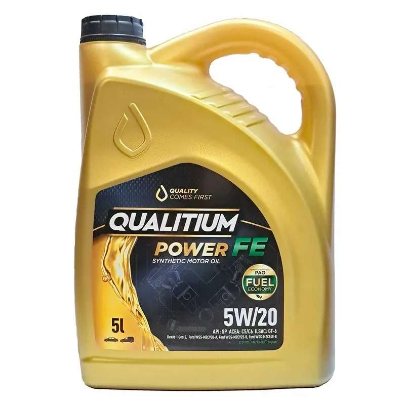 Bezpieczna płatność Olej silnikowy 5W20 5L Qualitium Power FE
